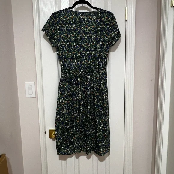 M Floral Print Women's Dress - Picture 6 of 6